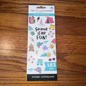 Summer is for fun sticker book happy planner
